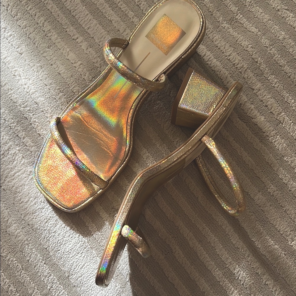 Dolce Vita Iridescent Women's Sandals - Picture 2 of 8